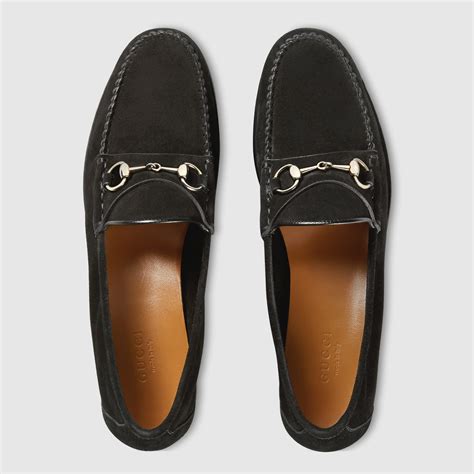 brown gucci loafers women|gucci women's suede loafers.